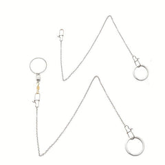 3pcs Bird Chains w/ Pendant Cockatiel Budgerigar Bird Chain For Walking/Flying
