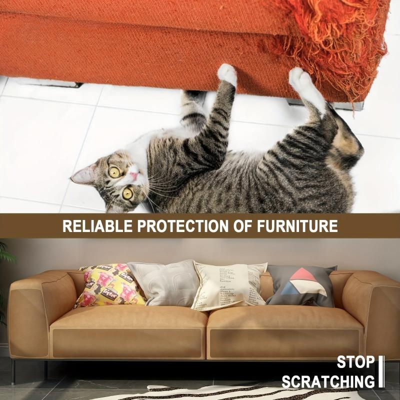 5pcs Cat Sofa Protector Double Sided Couch Scratch Resistant Adhesive Tape