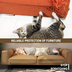 5pcs Cat Sofa Protector Double Sided Couch Scratch Resistant Adhesive Tape