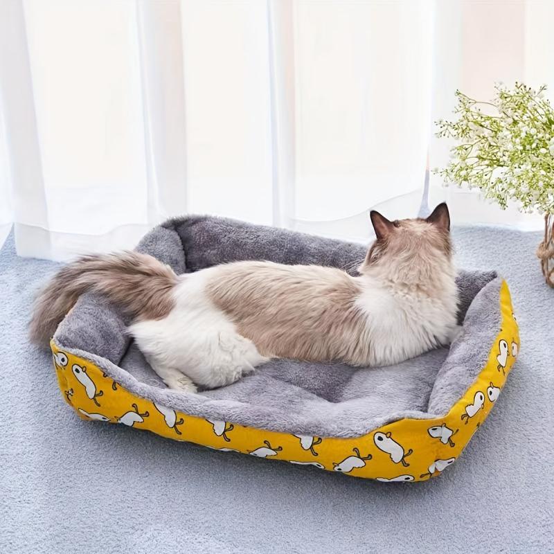 Warm Dog Bed Sofa Mats Winter Dog Nest Four Seasons Universal Dog Cushion