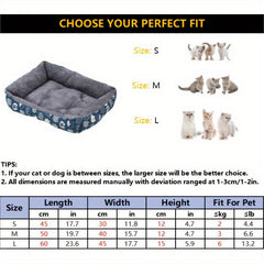 Warm Dog Bed Sofa Mats Winter Dog Nest Four Seasons Universal Dog Cushion