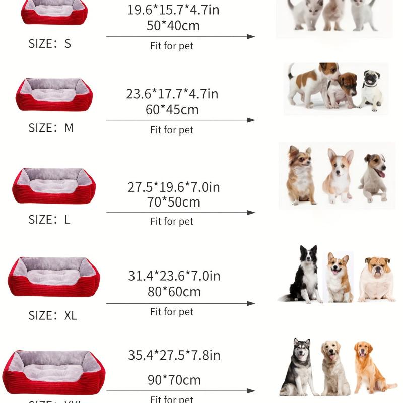 Four Seasons Universal Dog House Cat Nest Pet Sofa Soft Calming Sleeping Bed