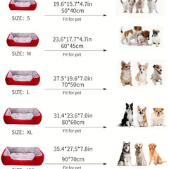 Four Seasons Universal Dog House Cat Nest Pet Sofa Soft Calming Sleeping Bed