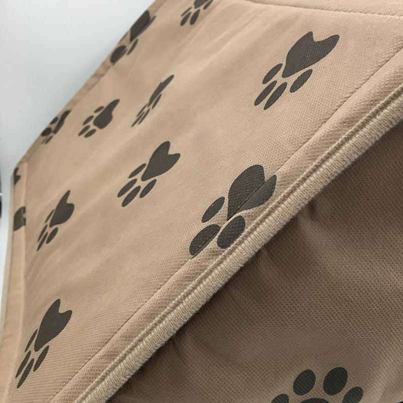 Portable Indoor Dog House Pet Shelter Dog Bed Removable Washable Dog Nest