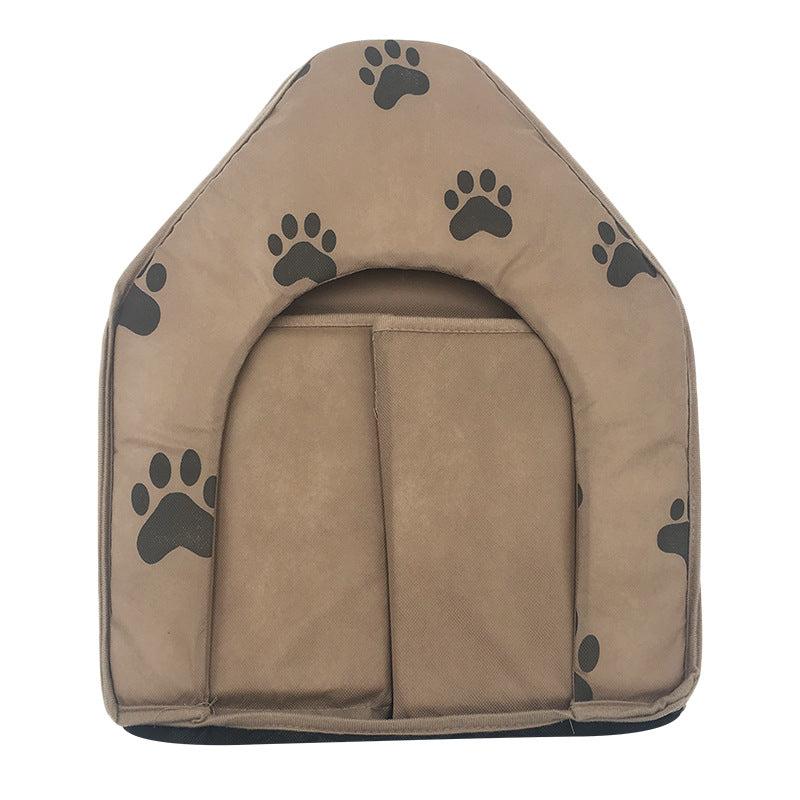 Portable Indoor Dog House Pet Shelter Dog Bed Removable Washable Dog Nest