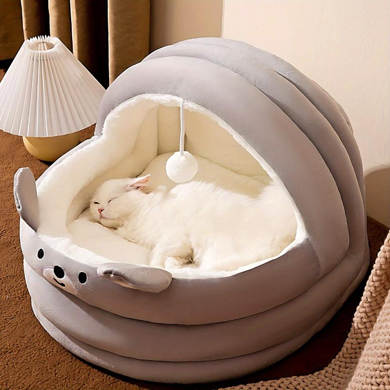 Cozy Cat Nest All Season House with Removable Winter Bed