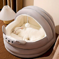 Cozy Cat Nest All Season House with Removable Winter Bed