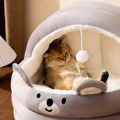 Cozy Cat Nest All Season House with Removable Winter Bed