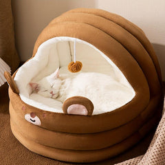 Cozy Cat Nest All Season House with Removable Winter Bed
