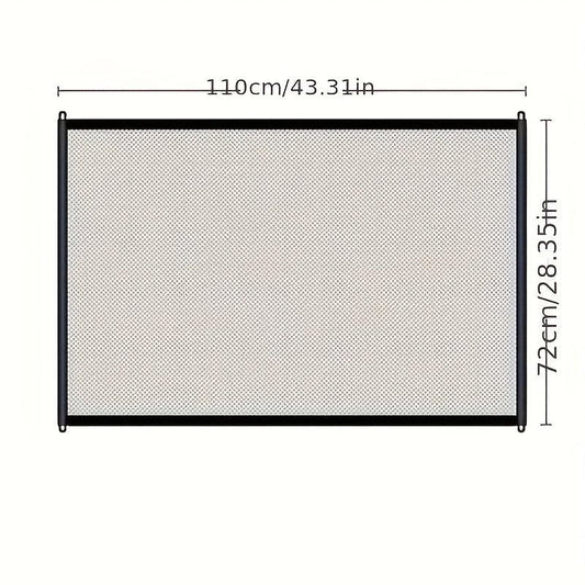 Pet Gate Safety Fence Mesh Isolation No Drilling