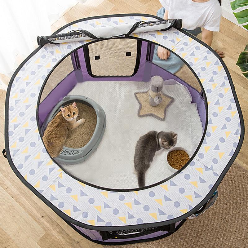 Foldable Pet Bed Tent for Cats and Puppies