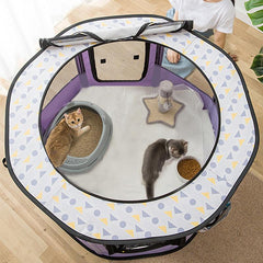 Foldable Pet Bed Tent for Cats and Puppies