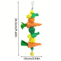Bird Foraging Toy Cockatiel Parakeet Chewing Hanging Bird Cage Accessories