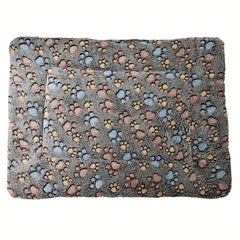 Graphic Pattern Dog Blanket Plush Mat - Soft Calming Blanket for Pets