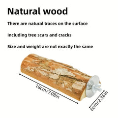 Wooden Parrot Stand Swing Bird Toy