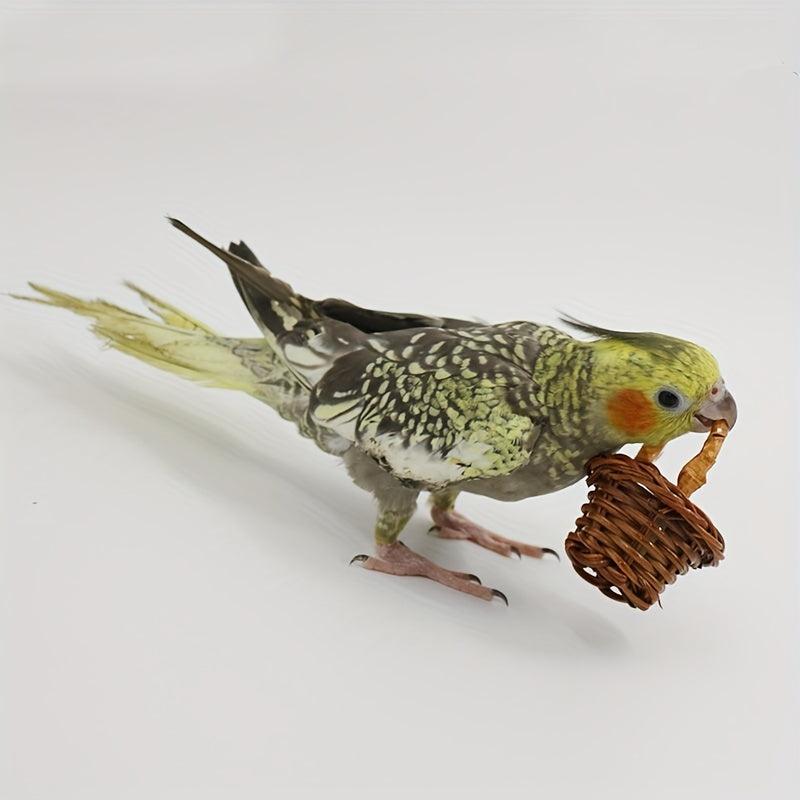 Fun Rattan Bird Toy for Pets - Perfect Chew Toy for Birds