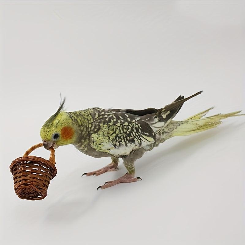 Fun Rattan Bird Toy for Pets - Perfect Chew Toy for Birds