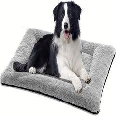 Soft Plush Pet Bed For Dogs Calming And Washable Pet Cushion Sofa