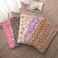 Pet Mat Autumn Winter Thickened Pet Nest Dog Sleeping Mat Cartoon Dog Pad