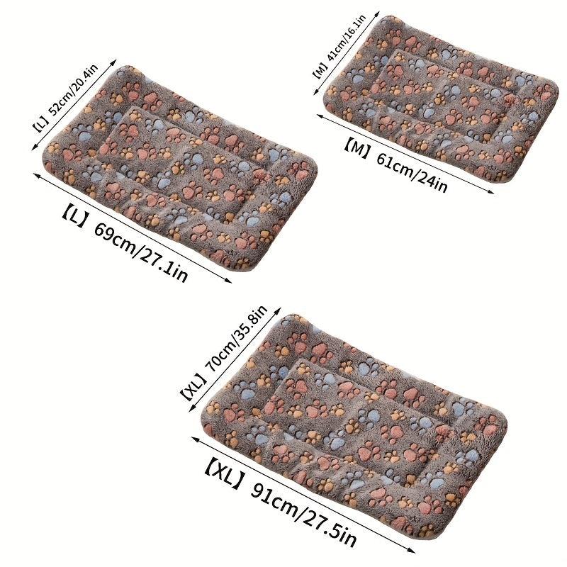 Pet Mat Autumn Winter Thickened Pet Nest Dog Sleeping Mat Cartoon Dog Pad