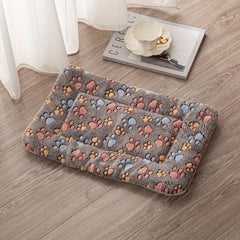 Pet Mat Autumn Winter Thickened Pet Nest Dog Sleeping Mat Cartoon Dog Pad