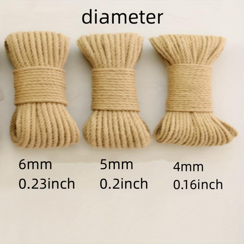 66ft Cat Scratching Rope Natural Sisal Hemp Rope 6mm