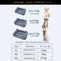 Random Star Print Fuzzy Pet Bed for Dog and Cat