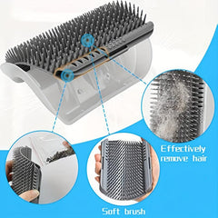Pet Magic Massage Brush Removable & Washable Self Groomer for Cats