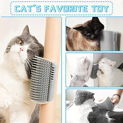 Pet Magic Massage Brush Removable & Washable Self Groomer for Cats
