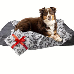 Pet Blanket Dog Cat Paw Print Blanket For Bed Cover Couch
