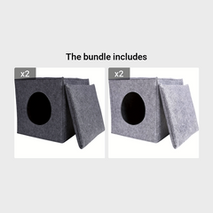 Detachable Zipper Shape Pet Bed