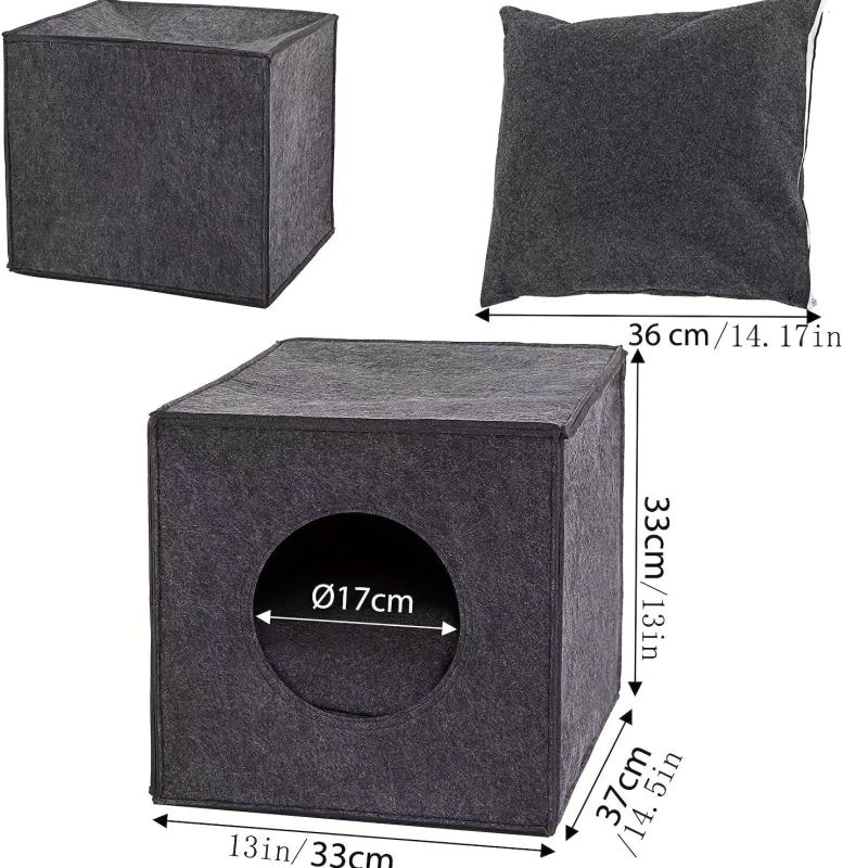 Detachable Zipper Shape Pet Bed