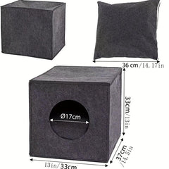 Detachable Zipper Shape Pet Bed