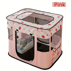 Portable Foldable Pet Playpen Cat Nest Dog Kennel Cat Room
