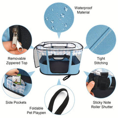 Portable Foldable Pet Playpen Cat Nest Dog Kennel Cat Room