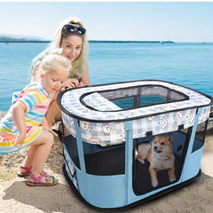 Portable Foldable Pet Playpen Cat Nest Dog Kennel Cat Room
