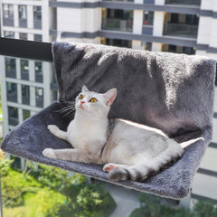 L-shaped Cat Hammock Hanging Bed Window Perch