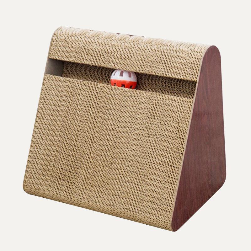Triangle Cat Scratching Pad & Post for Indoor Cats