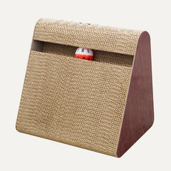 Triangle Cat Scratching Pad & Post for Indoor Cats
