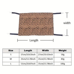 Plush Cat Hammock Cozy Winter Bed