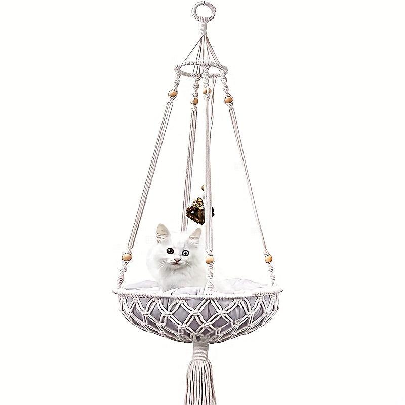 Cozy Cat Hammock Wall Hanging Basket For Small Dogs & Cats