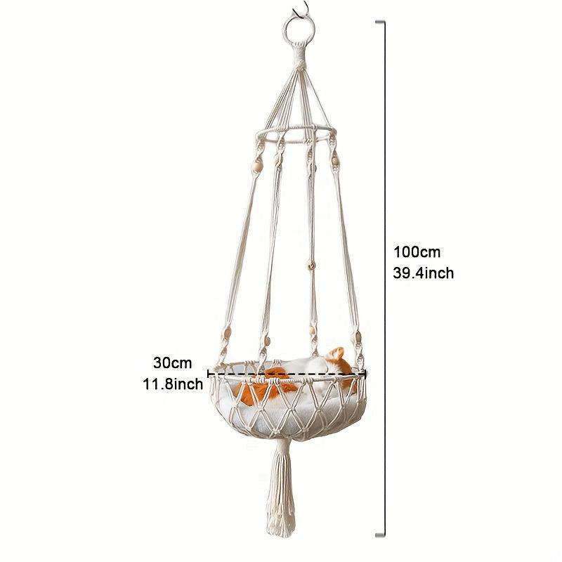 Cozy Cat Hammock Wall Hanging Basket For Small Dogs & Cats