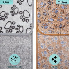 Soft Flannel Fleece Blanket for Pets | Christmas Pet Gift