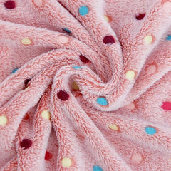 Soft Fleece Pet Blanket Machine Washable Cozy Cover
