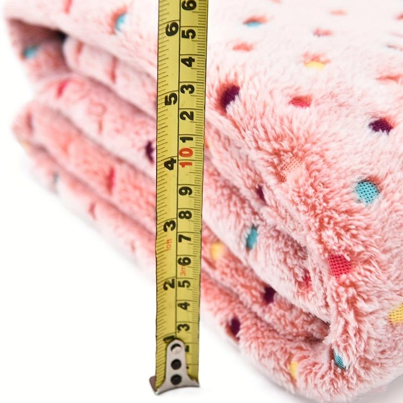 Soft Fleece Pet Blanket Machine Washable Cozy Cover