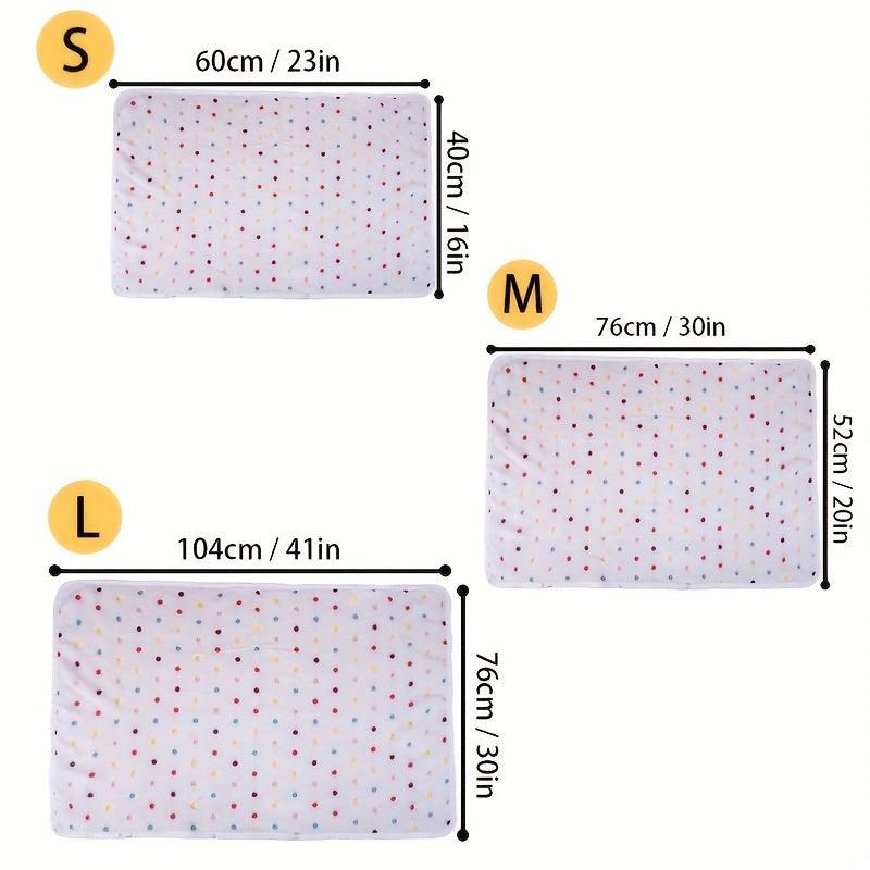 Soft Fleece Pet Blanket Machine Washable Cozy Cover