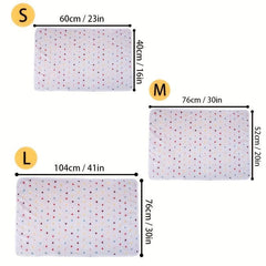 Soft Fleece Pet Blanket Machine Washable Cozy Cover