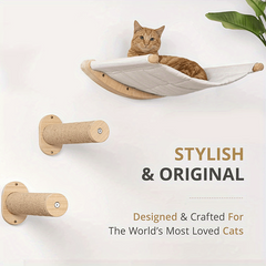 Cat Shelf: Cozy Wall-Mounted Bed for Sleep and Play