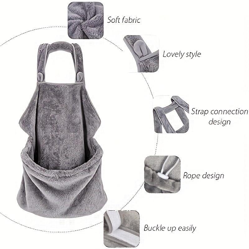 Soft Cat Clothes Cat Aprons Breathable Cat Carrier Bag With Pocket