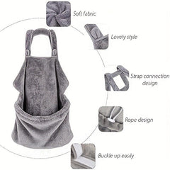 Soft Cat Clothes Cat Aprons Breathable Cat Carrier Bag With Pocket